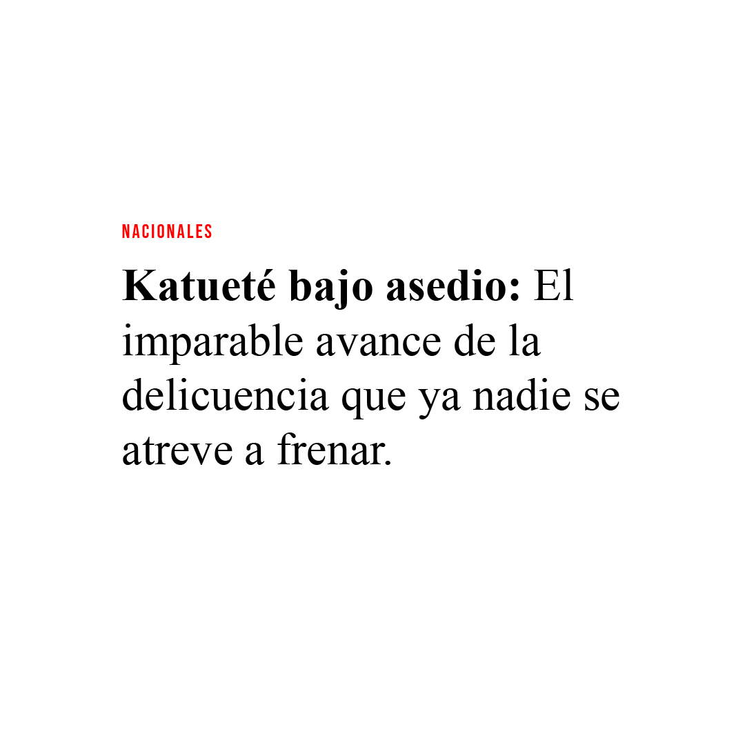 Seguridad en Katueté